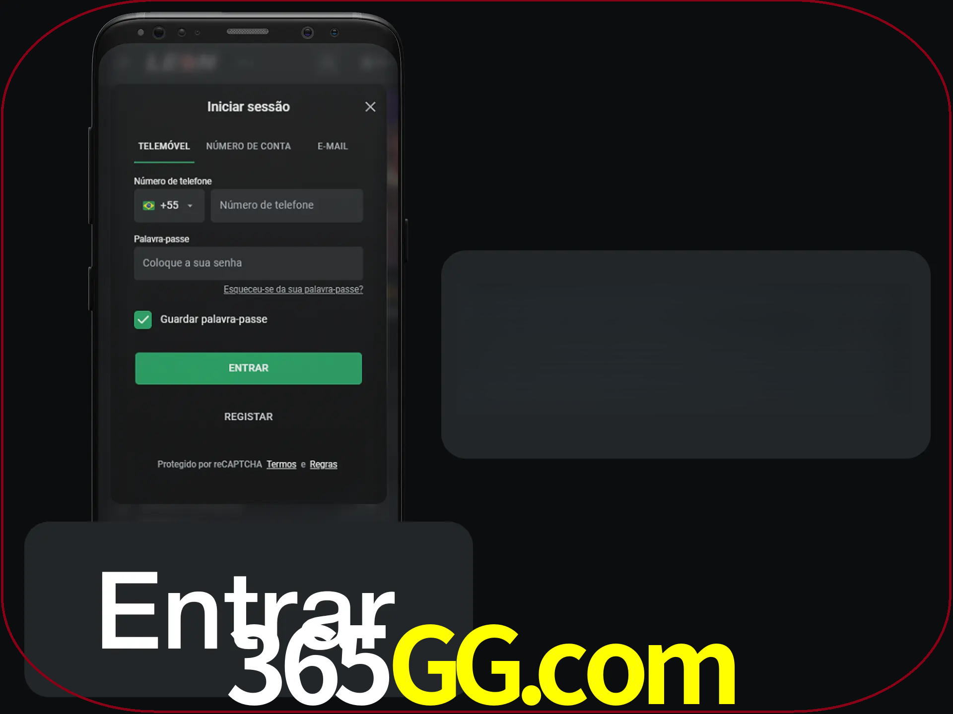 Faça o login para começar a apostar e jogar no cassino.
